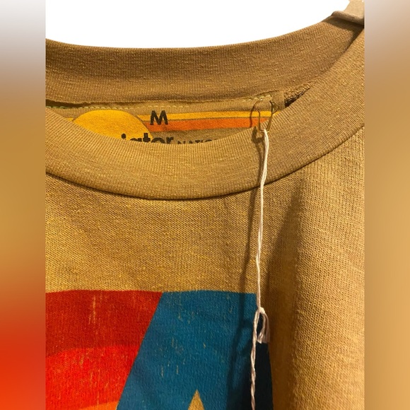 NWT Aviator Nation long sleeve cropped top and sweat pants set BROWN Size S/M - Picture 6 of 6